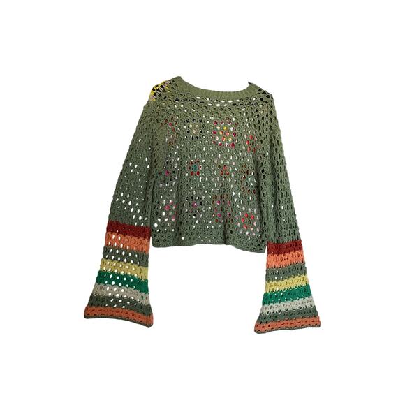 Davi & Dani colorful granny square crochet sweater - Picture 7 of 8